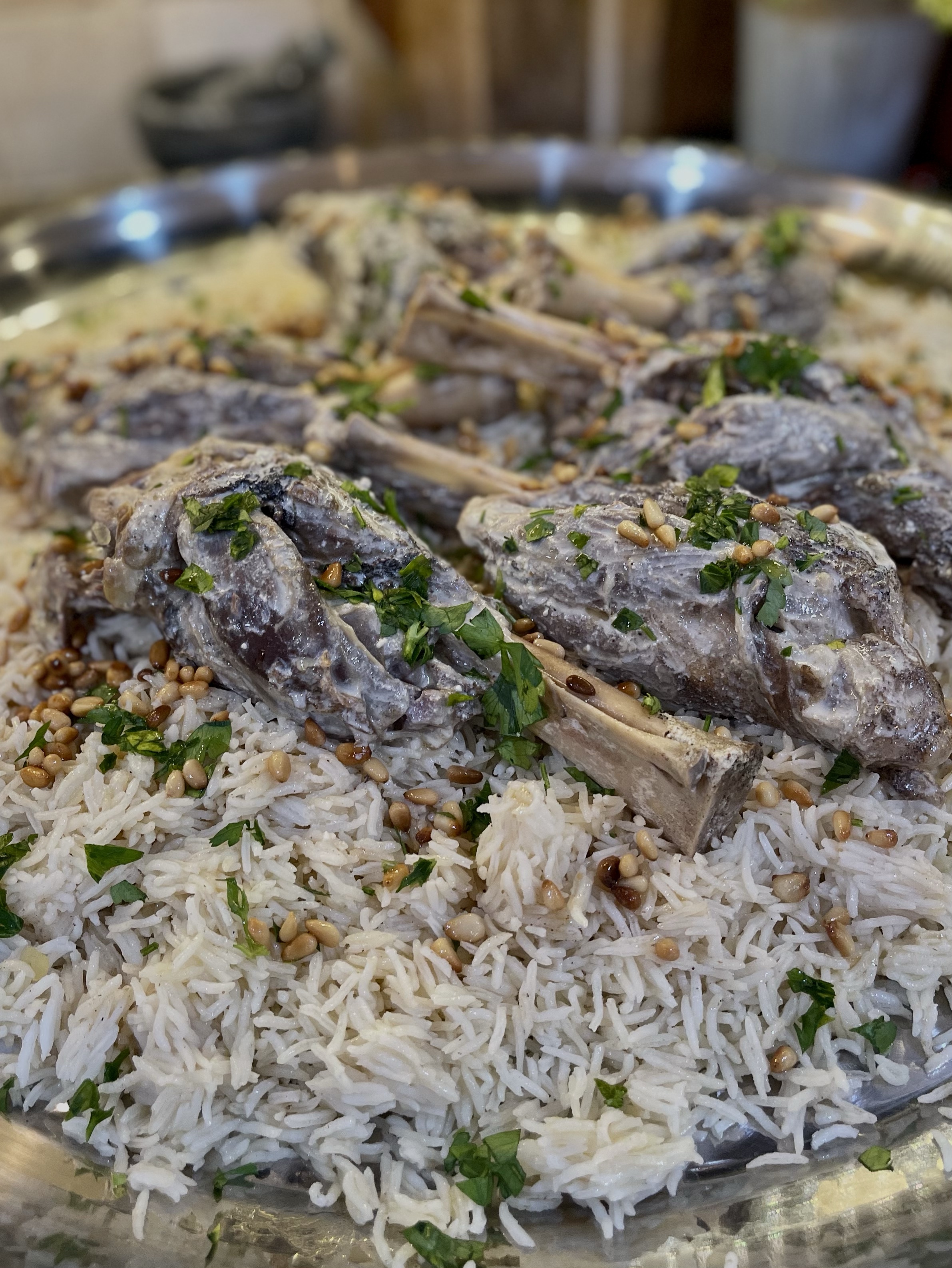 Mansaf-Middle Eastern Creamy Lamb Dish